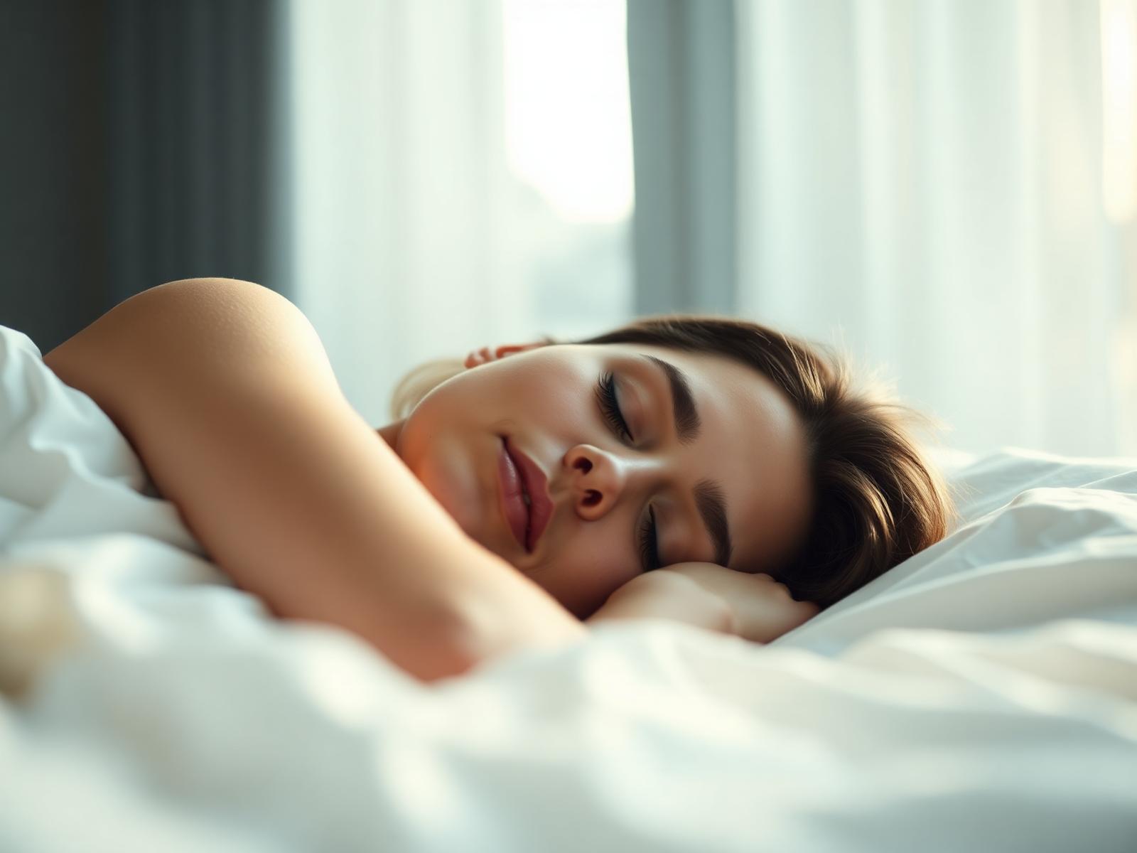 Personne dormant paisiblement